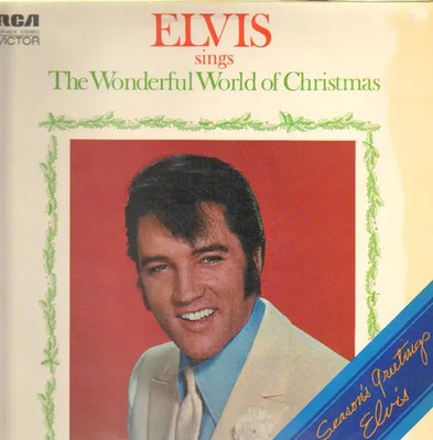 LP Elvis Presley Elvis Sings The Wonderful World Of Christmas NEAR MINT RCA