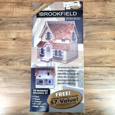 Vtg Dura-Craft Dollhouse "The Brookfield" Cottage Gingerbread Dollhouse Kit