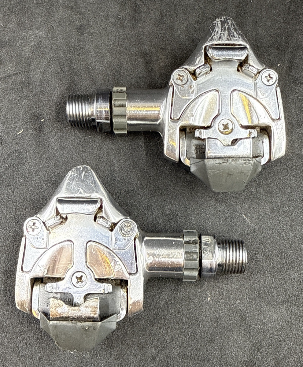 CLASSIC Shimano DURA-ACE PD-7410 Clipless SPD-R Road Pedals VERY