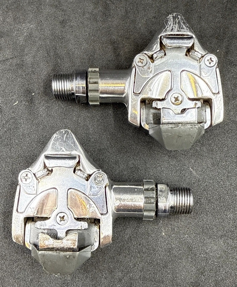 KLASSISCHE Shimano DURA-ACE PD-7410 Klickpedale SPD-R Rennrad SEHR GUT GEBRAUCHT