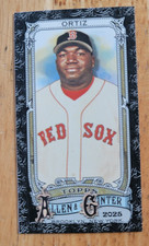 2025 TOPPS ALLEN & GINTER DAVID ORTIZ #53 BLACK BORDER MINI-PACK FRESH-MINT