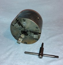 Buck Chuck 5" 3-Jaw Adjust-Tru Lathe Chuck w/ Hardinge Taper Lock Mount