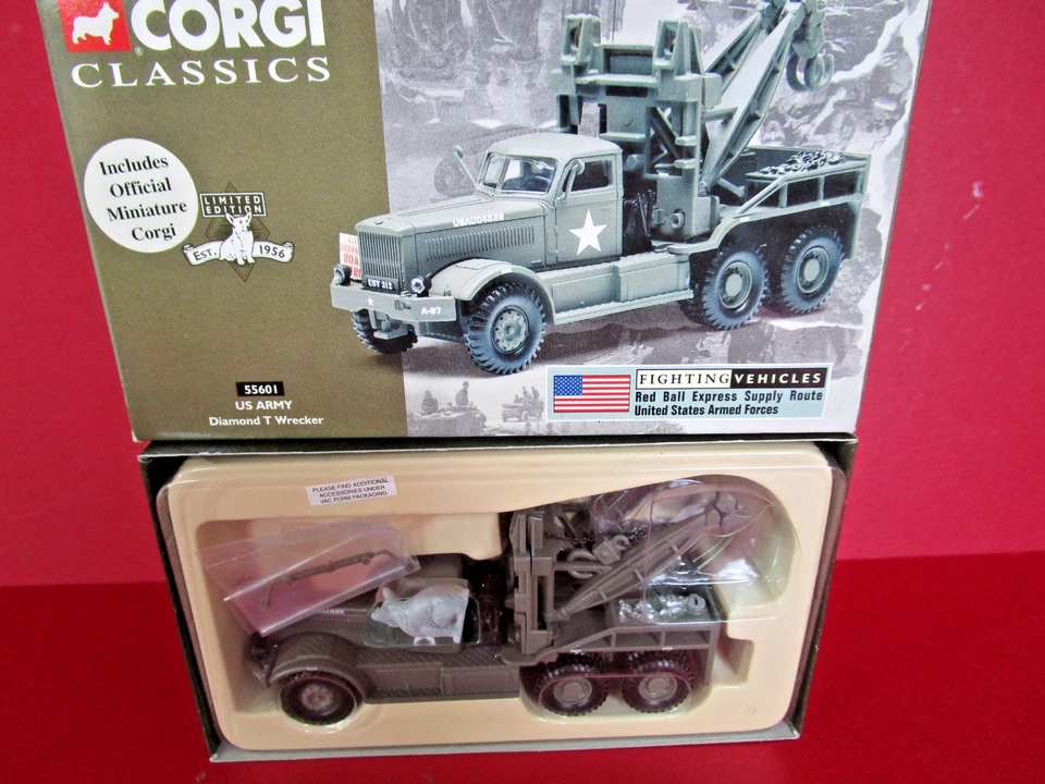 Corgi 55601 US Army Diamond T Wrecker Limited Edition Truck - New in Box - Image 4 of 4