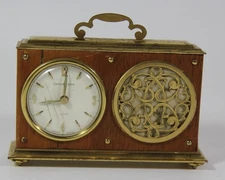 Remembrance Vintage Swiss Made Alarm Clock With Music Box Works