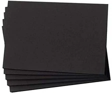6x9 Black Cardstock Paper 80 lb Cover Card Stock 100 Pack