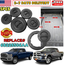 Truck Bed Plug Cover Kit For Dodge Ram 2500 3500 5th Wheel Gooseneck Tow Covers