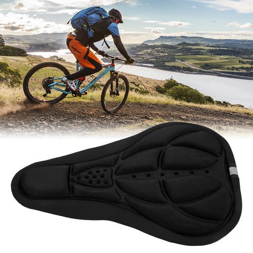 ❀ (Black)Bike Cover Soft Sponge Easy Installation Concavo Convex Design - Picture 5 of 12
