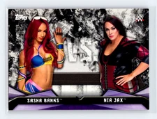 Sasha Banks / Nia Jax - 2017 Topps WWE Women's Division #RV-4 - Wrestling Card