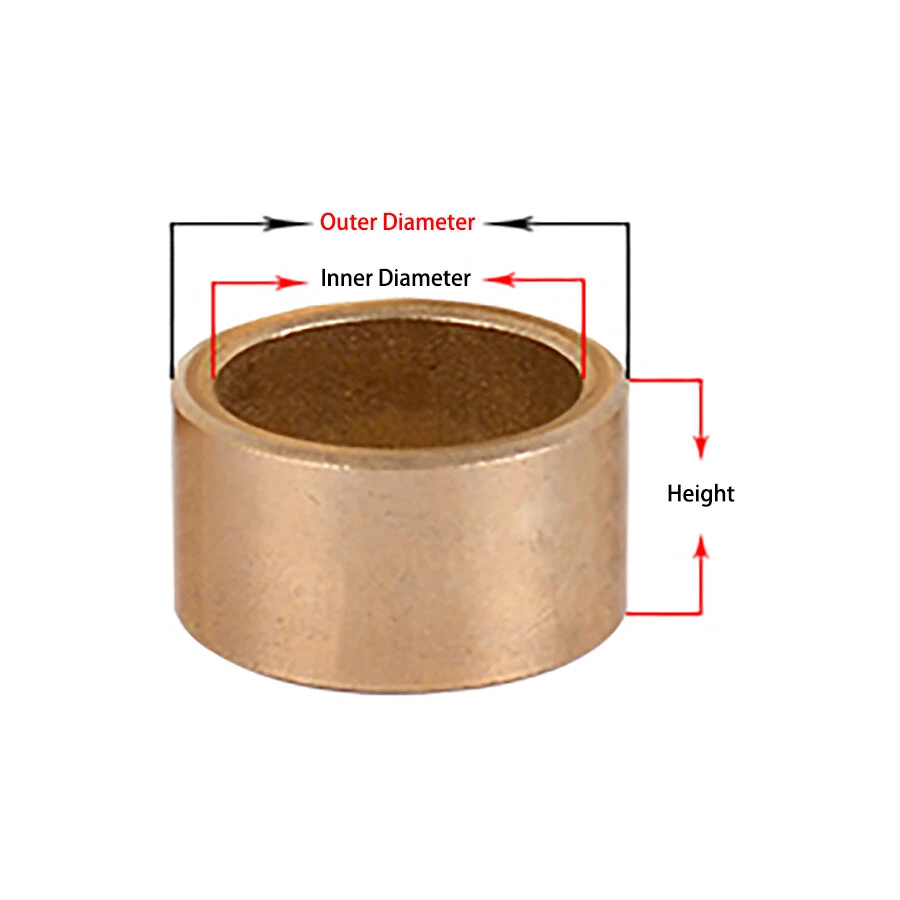 Phosphor Bronze Solid Brass Bearing Standoff Spacer pivot Metal Bush Sleeve