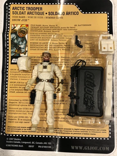 Snow Job v3 2008 GI Joe 25th Anniversary Loose Complete Snowjob