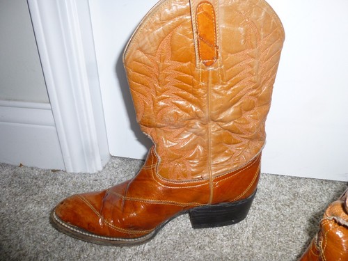 Vintage Yors-Vick Damen exotischer Aal Westernstiefel hergestellt in Mexiko Größe 7,5 - Bild 10 von 17