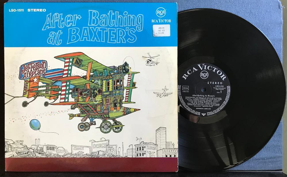 JEFFERSON AIRPLANE AFTER BATHING AT BAXTERS~VG++ 1967 RCA