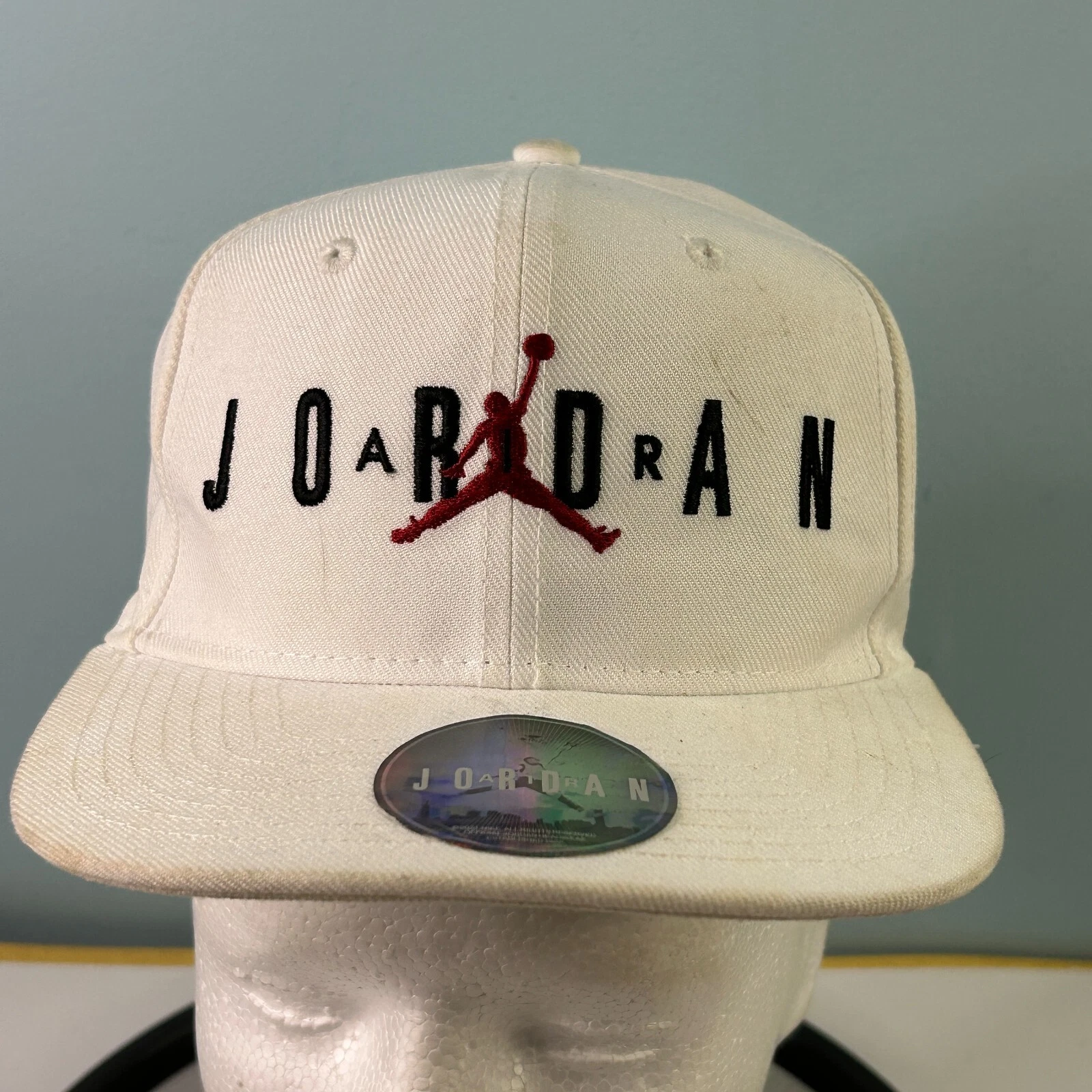 Cappello Air Jordan Jumpman GIOVENTÙ Snapback Flat Bill Bianco Regolabile Cappellino da Baseball