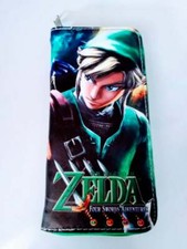 Cartera The Legend of Zelda portatarjetas femeninas dibujos animados cartera PU