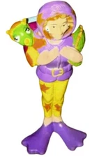 THE MAGIC SCHOOL BUS Ms. Frizzle Scuba W/ Liz 3" PVC Figure Toy 1995 Vintage