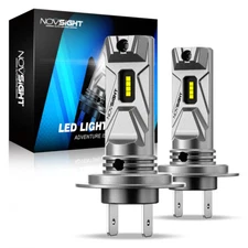 NOVSIGHT H7 LED Headlight Bulbs 20000LM 6500K High/Low Beam Super Bright Lamp 2x