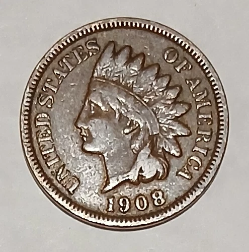 1908-S INDIAN HEAD CENT (VERY FINE DETAILS) (YOU GRADE)