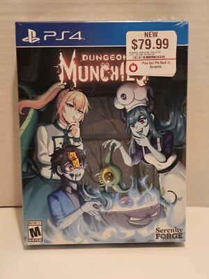 Dungeon Munchies COLLECTOR'S EDITION - Sony PlayStation 4, New Factory Sealed 