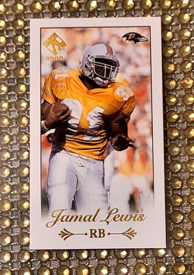 PS2000-ACTION MINI Jamal Lewis RC 2000 Pacific Private Stock #3 Ravens UHD PICS 