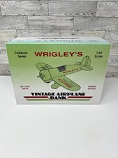 1992 Spec Cast Wrigley's Die-cast Airplane Bank 1st in Series NIB