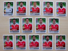 alle 14 Spielerbilder/Sticker Hannover 96 Topps Bundesliga Saison 2017/18