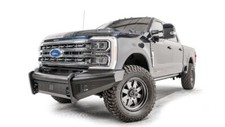 New Fab Fours Black Steel Elite Front Bumper Ford F250 F350 23 24 25 Fs23-q5961-