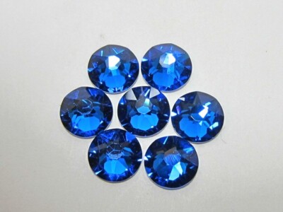 12ss CAPRI BLUE STAR BRIGHT FLATBACK Rhinestones 1gr. | eBay