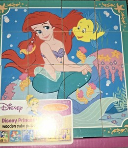 melissa and doug disney princess wooden cube puzzle