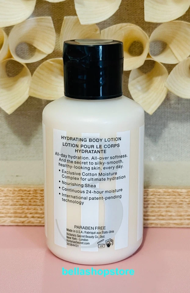 Victoria's Secret SHEA Hydrating Body Lotion Cotton Moisture Complex 3.4 fl oz - Image 2 of 2