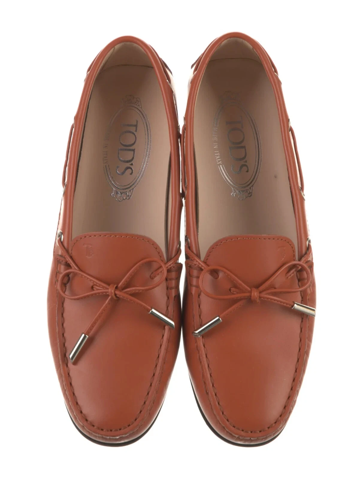 TOD’S [Tod's] Mocassini Donna in Pelle Taglia 7 5 Usati Ottime Condizioni