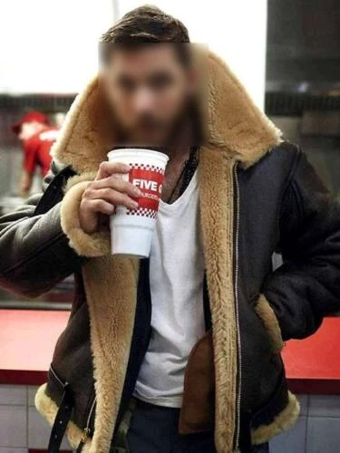 Sheep fur hotsell leather jacket