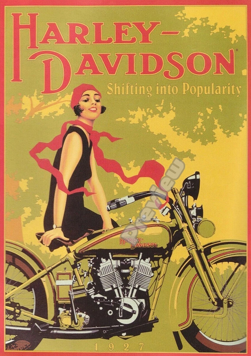 Harley davidson vintage poster deals