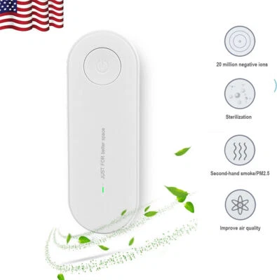 Pure Air (2 units) - Negative Ion Generator Air Purifier,Plug-in,USA Stock,white