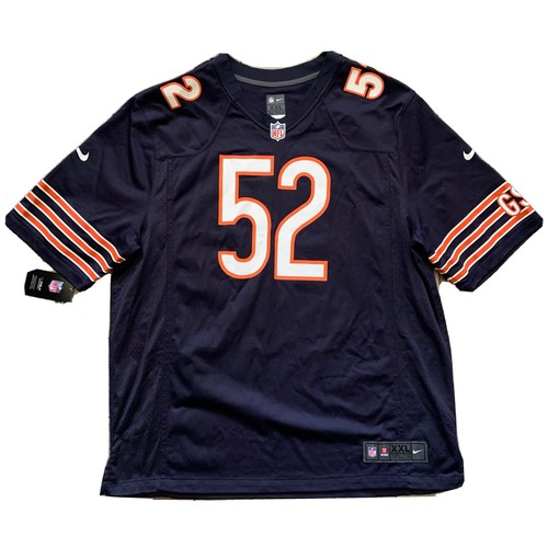 Nike On Field Mens NFL Jersey Khalil Mack #52 Chicago Bears Size XXL Navy