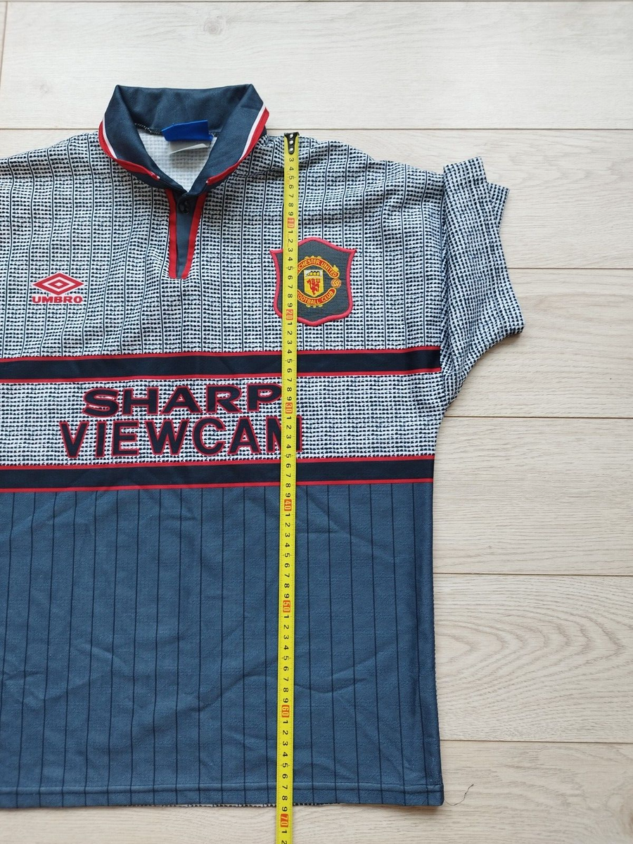Manchester United football jersey 1995-1996 away shirt Umbro size