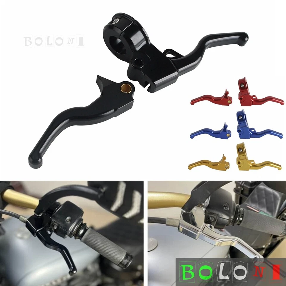 For 1996-2003 Harley Sportster Shorty Easy Pull Clutch & Hand Brake Lever Combo — 第 3/4 张图片