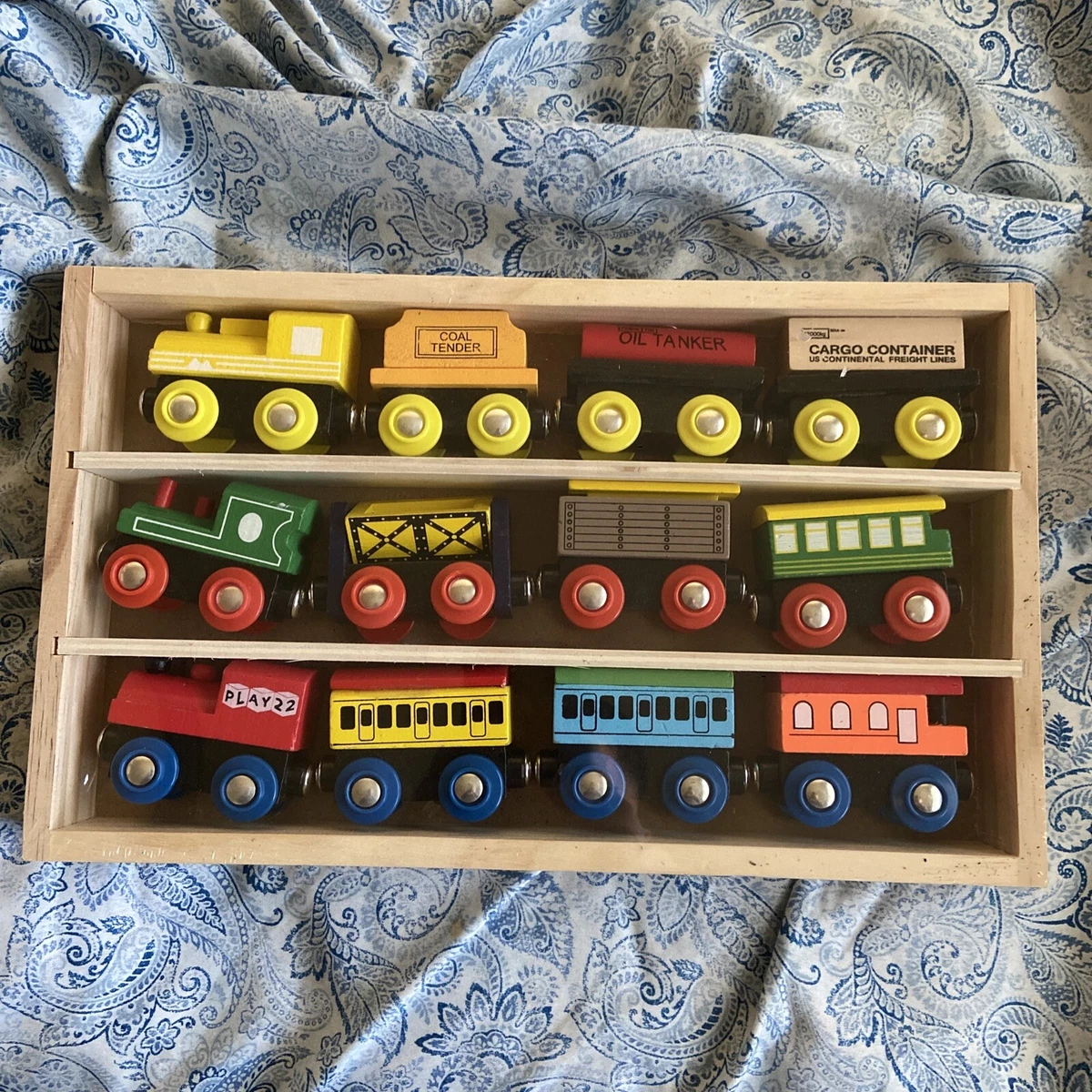 Play 22 wooden store train set