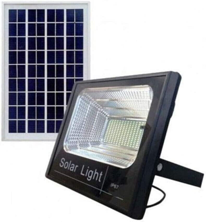 Faretto Solare 500W Potente: Illuminazione Giardino e Garage No Bolletta