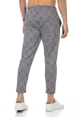 Redbridge Pantalons Jeans Hommes Scacchi Jogger Chino de Loisir à Carreaux Jogg - Bild 11 von 34