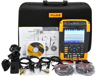 Fluke 190-204 Portable Digital Oscilloscope 200 Mhz 4 Channels