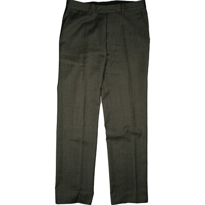 Daniel Hechter 48 L32 Hose grau Herren Chino Business Wolle dünn