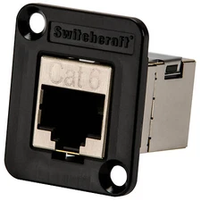 Switchcraft EHRJ45P6S EH Series RJ45 Cat 6 Shielded Feedthru