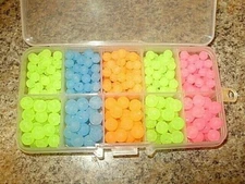 NEW! 5 Color ATOMIC UV BEAD BOX TROUT, STEELHEAD, & SALMON SIZES 6mm & 8mm