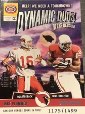 2001 Pacific Dynagon Dynamic Duos #1 Jake Plummer/ David Boston Football Card