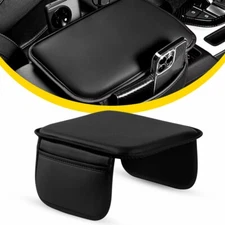 Leather Car Armrest Cushion Pad Cover Center Console Storage Box Mat Protector