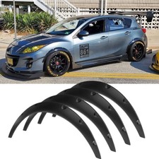 For Mazda 3 MX-5 Miata 4Pcs Set Fender Flares Wide Body Kit Wheel Arches