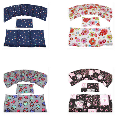  VIELE DESIGNS  3 er SET 7 Kammer 67 x17 cm  Kirschkernkissen Körnerkissen  