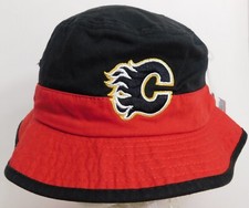 Calgary Flames Bucket Hat NHL Reebok Small aprox 7 3/8" Women or Youth Cap