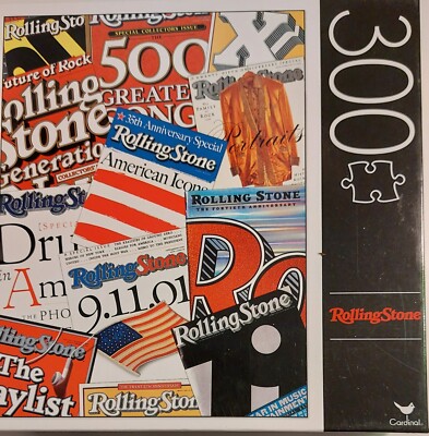 Cardinal 300 Piece Rolling Stone Table Top Puzzle New Sealed For Christmas Fun