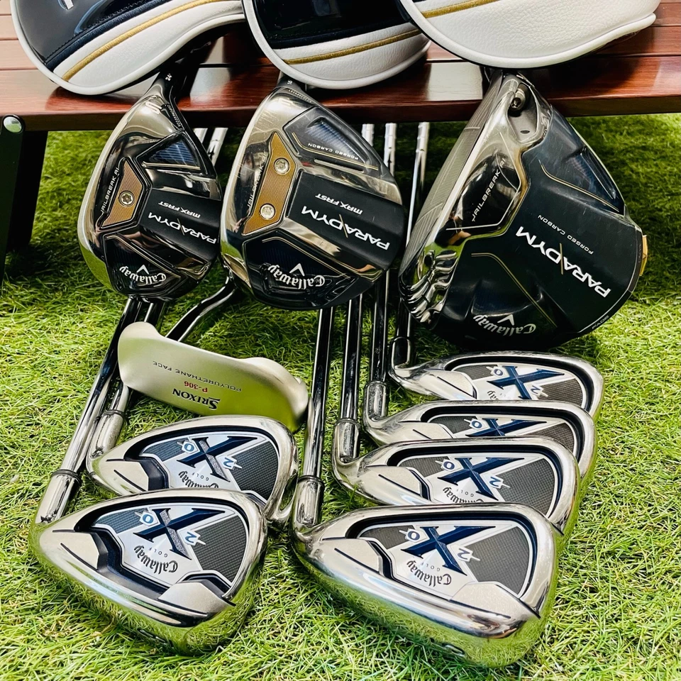 Callaway Fullset PARADYM 1w 3w 5ut X20 Iron 5-9Pw set 10Pcs R Flex Golf Clubs - Image 2 of 4